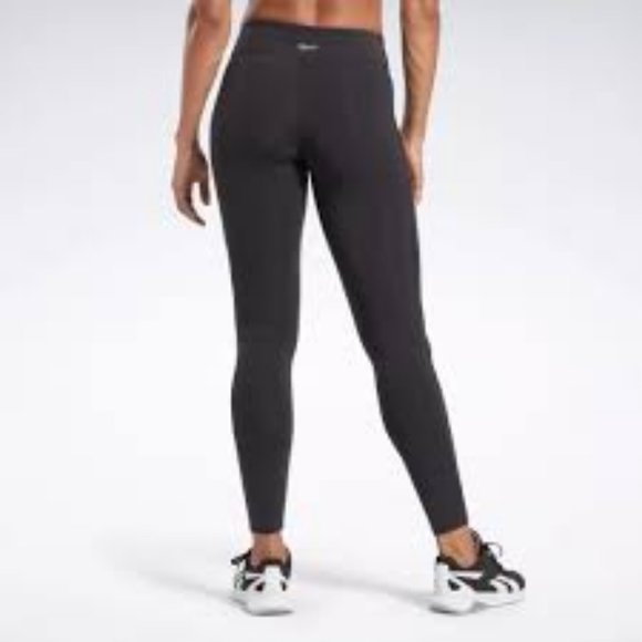 NWT REEBOK LUX PERFORM HIGH RISE TIGHT LEGGINGS BLACK XS - Picture 2 of 9